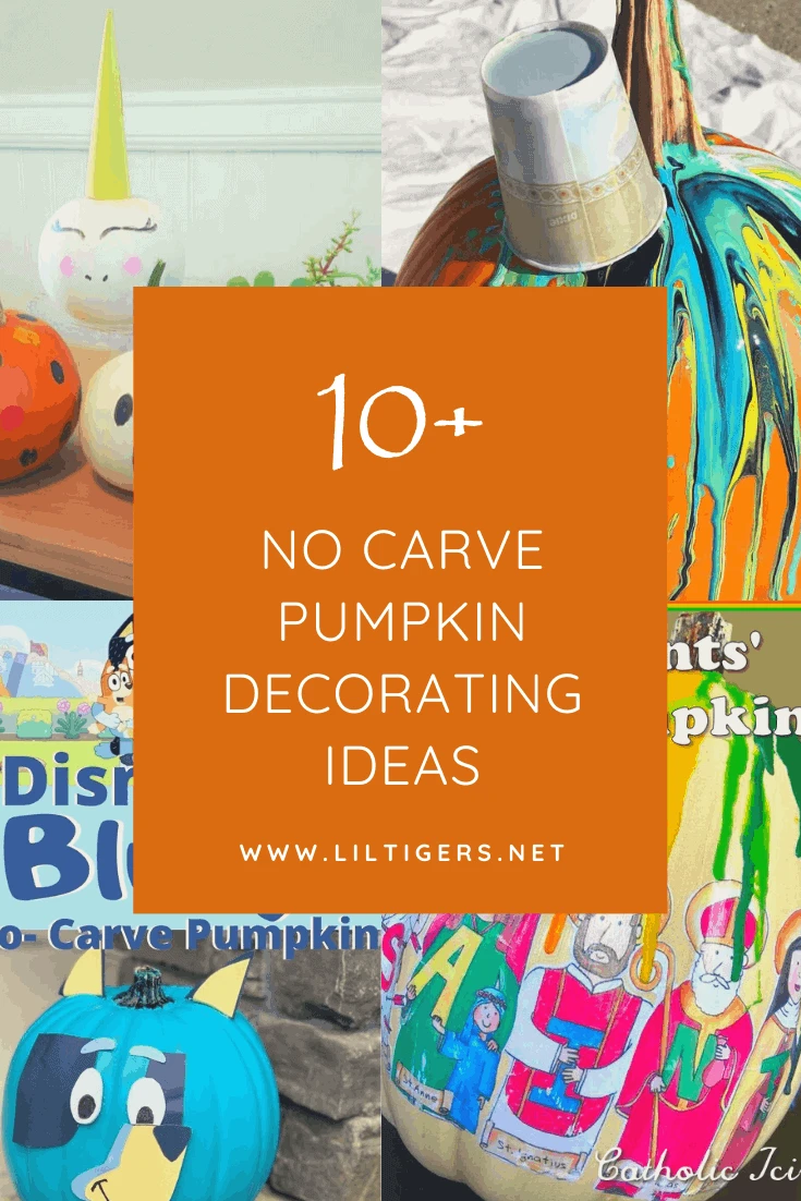 no-carve pumpkin decorating ideas