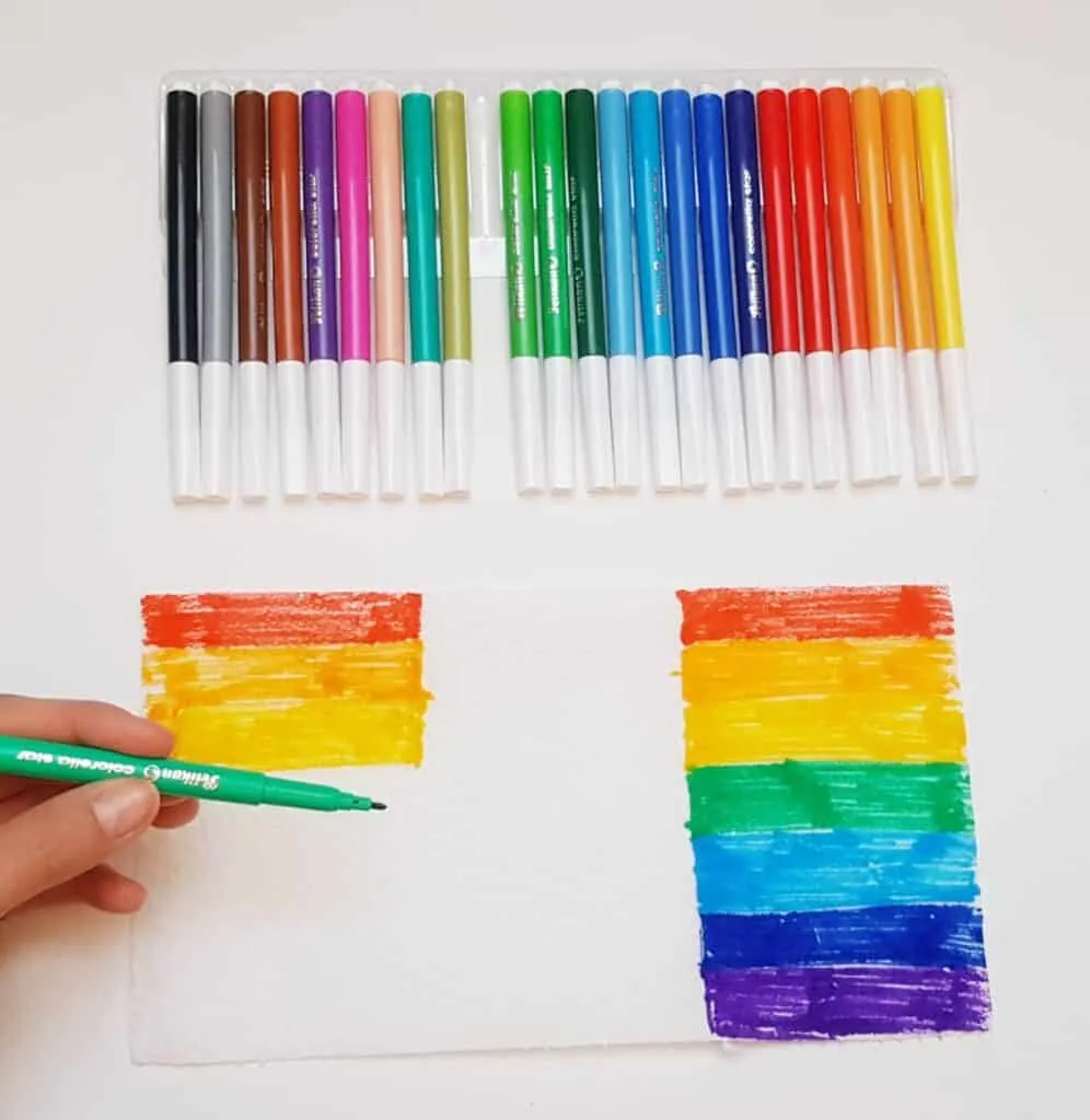 rainbow science experiment