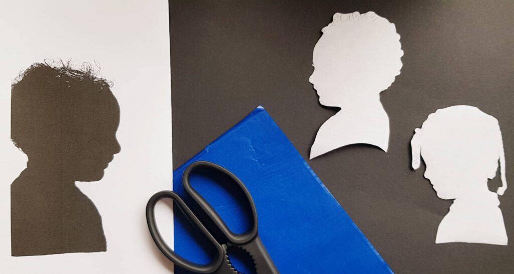 materials for DIY silhouette