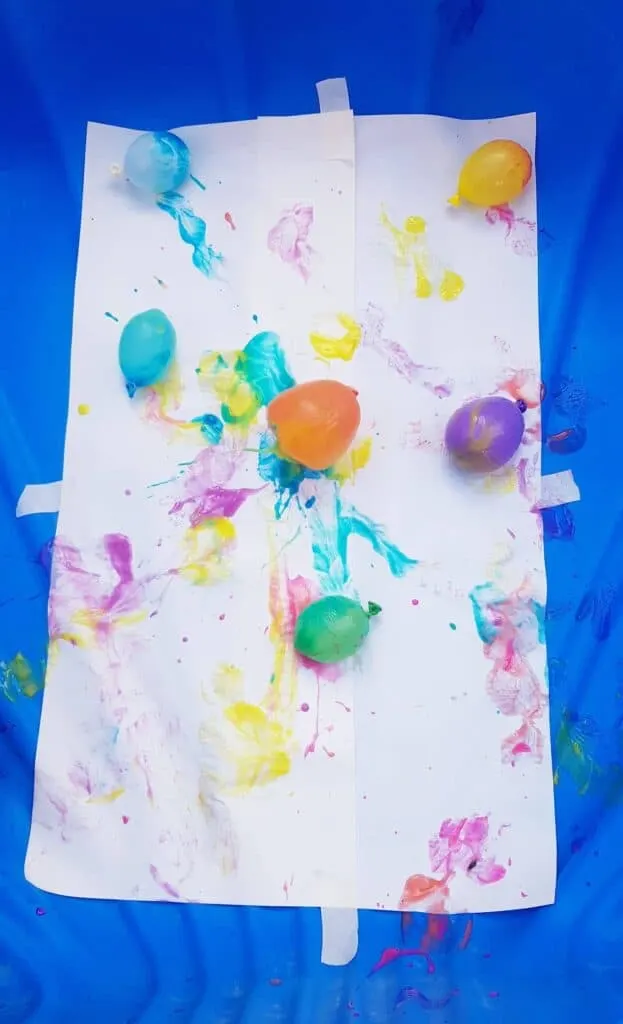 water balloon art