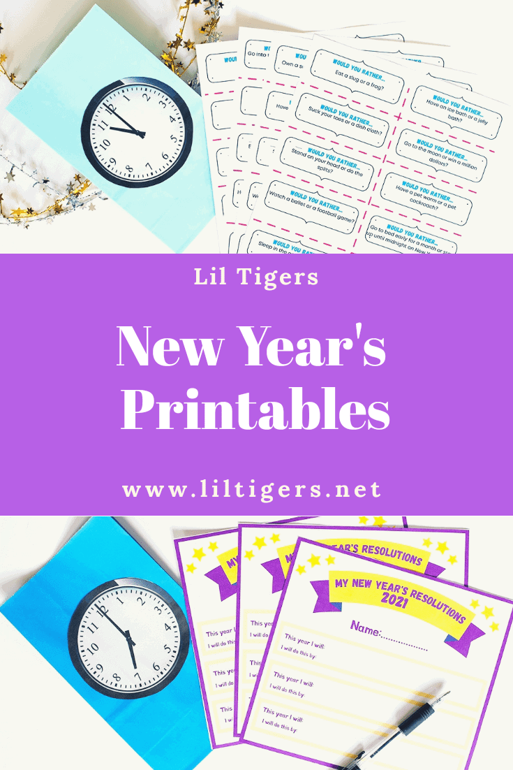 New Year Printables