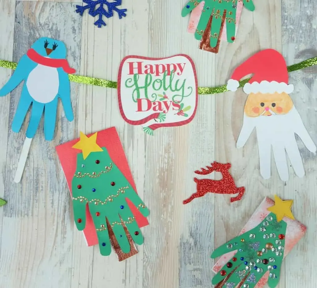 christmas craft handprint