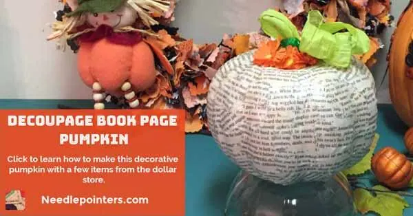 book page pumpkin