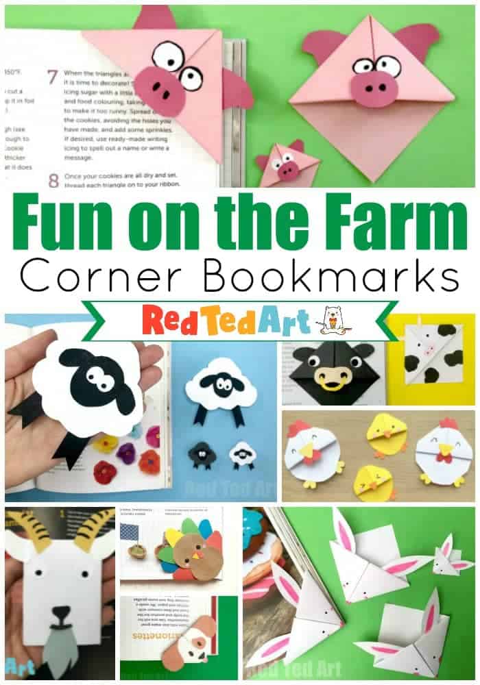 farm corner bookmarks