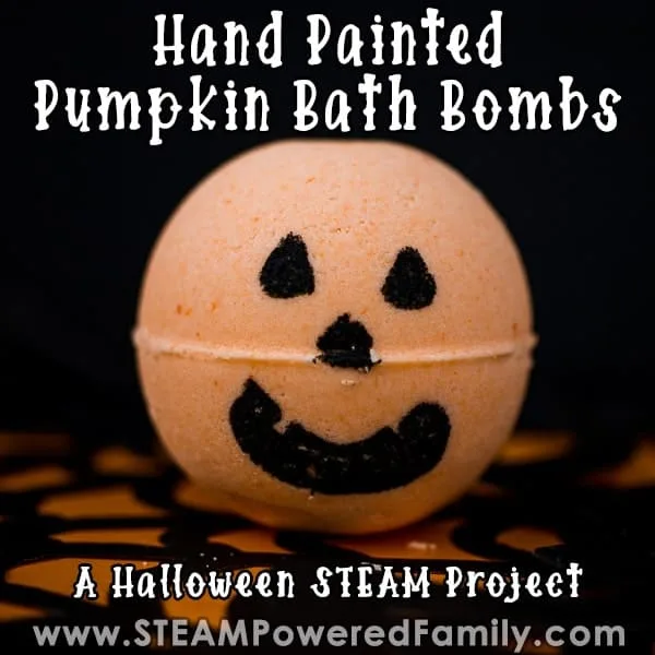 pumpkin bath bombs
