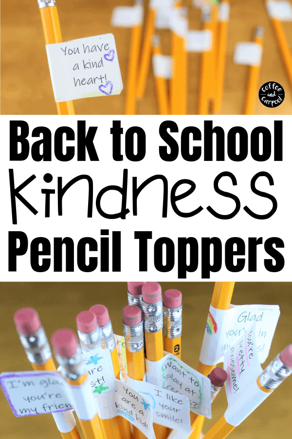 kindness pencil toppers