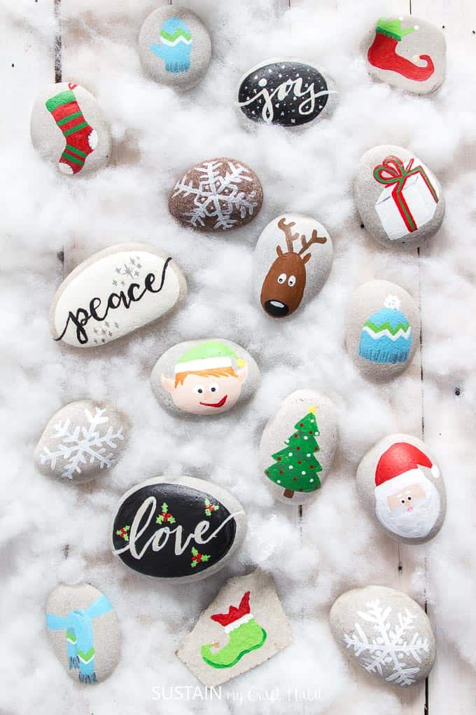 Christmas Rockpainting