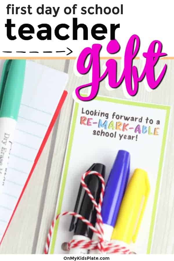 back to school teacher gift