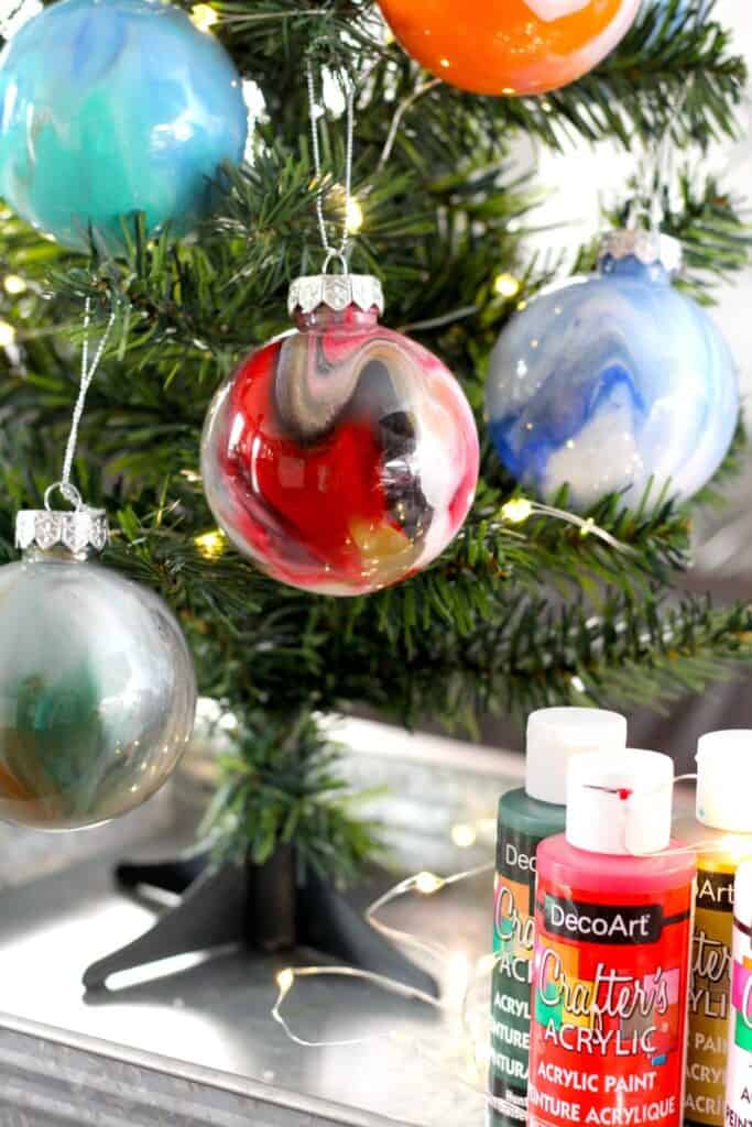 painted balls ornament