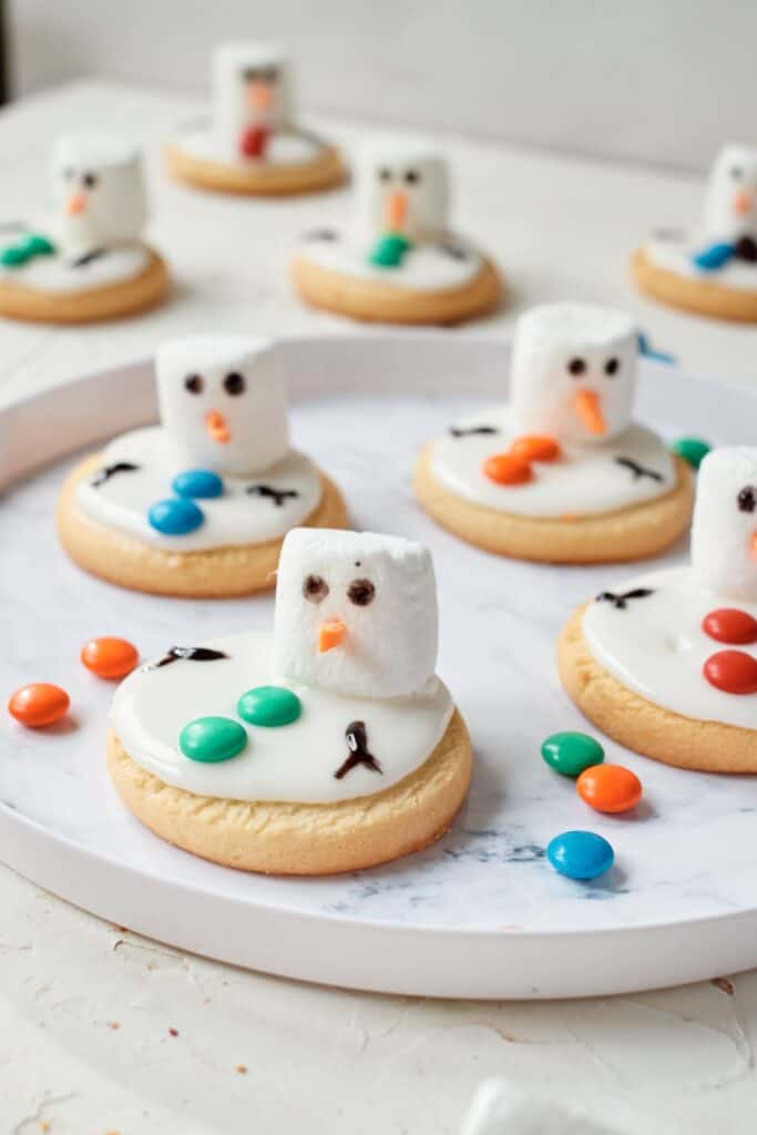 snowman cookies