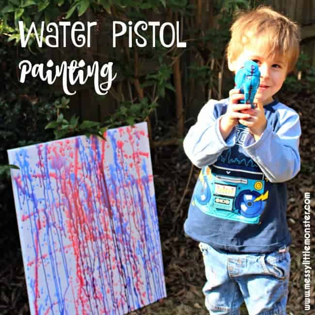 water pistol painting
