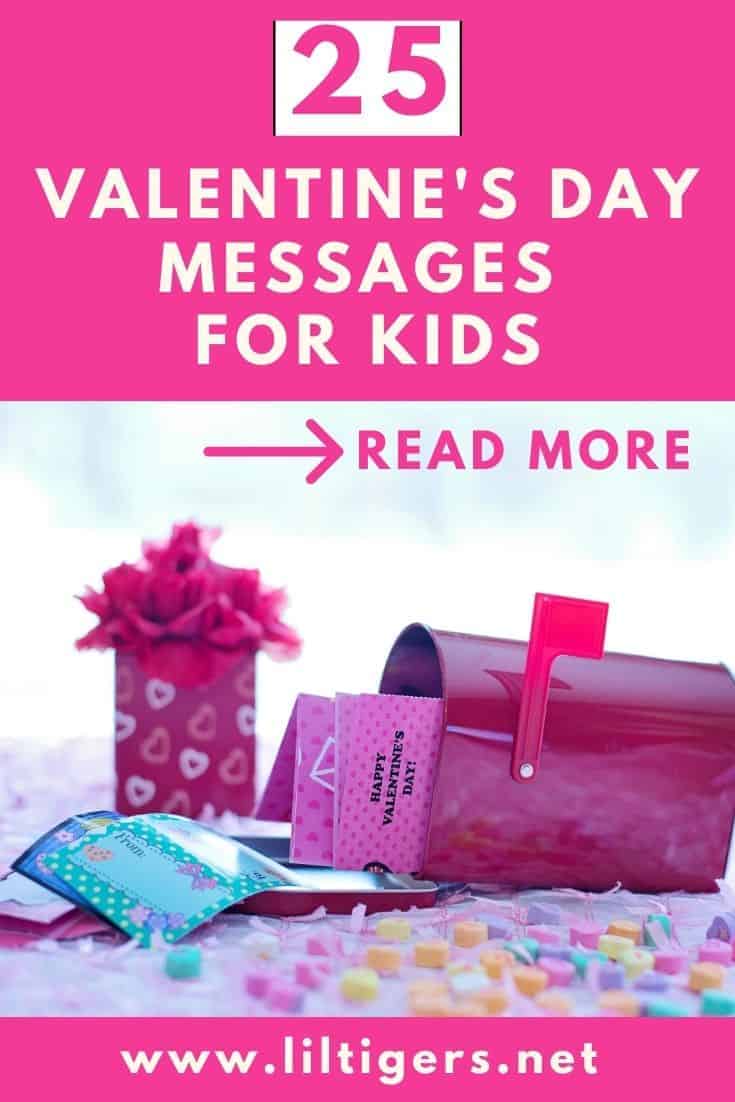 25 Valentines day messages for kids