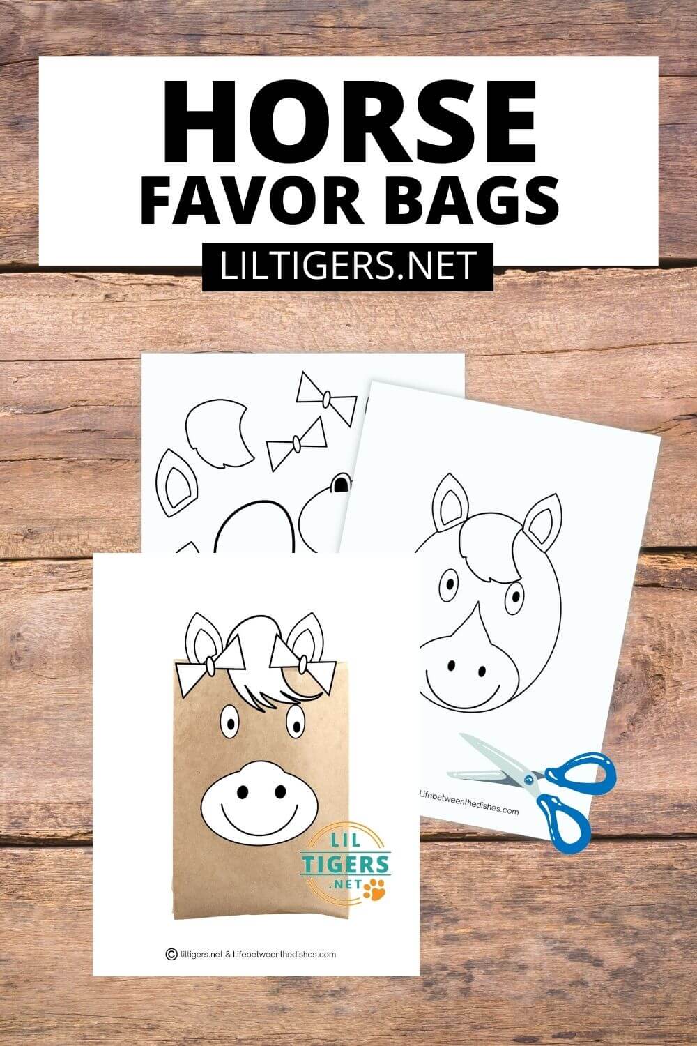 diy horse party favor bags
