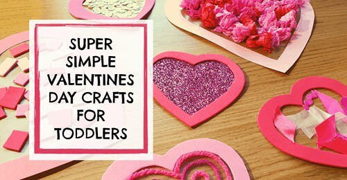super simple valentines day crafts for toddlers