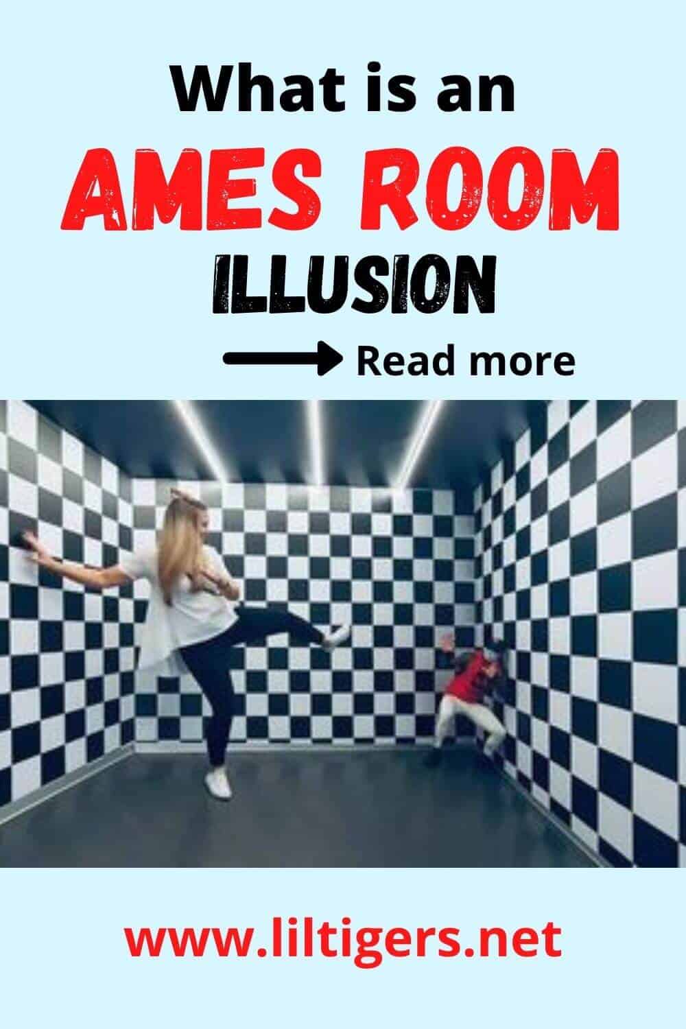 Ames Room Illusion - Optical Illusion