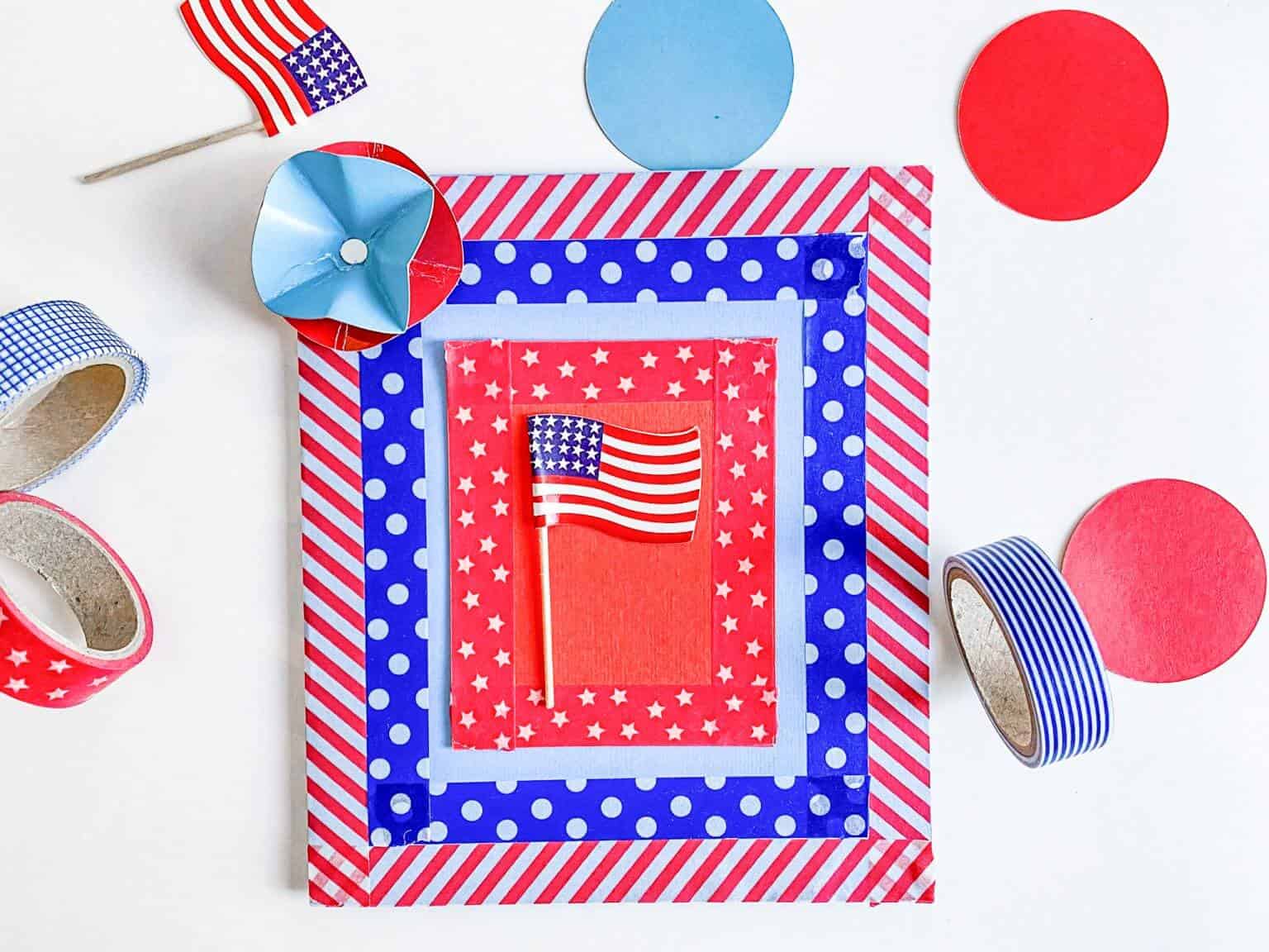 patriotic memorial day card