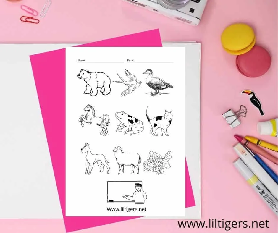 Brown Bear Brown Bear free printables