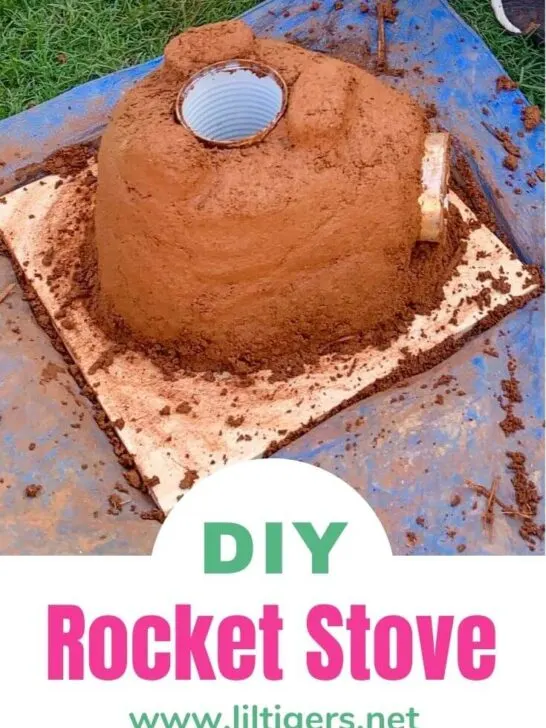 diy clay rocket stove design
