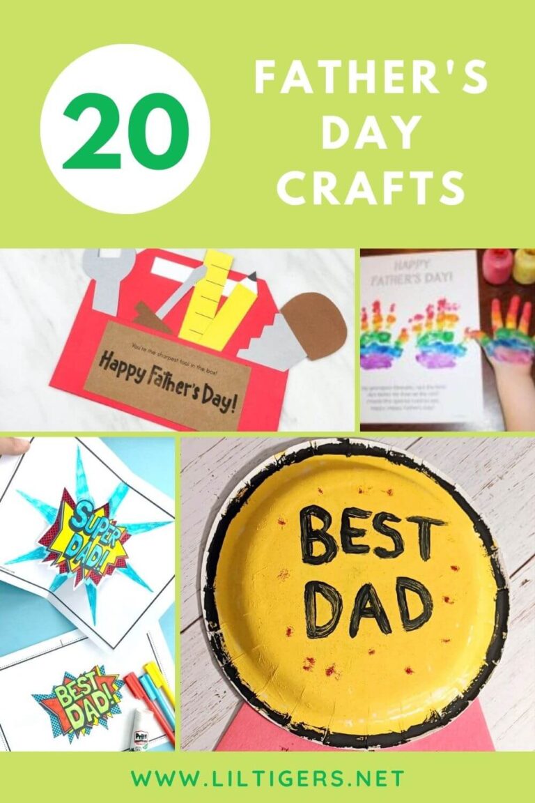 20 Best Father's Day Crafts in 2022 - Lil Tigers DIY Gifts for Dad
