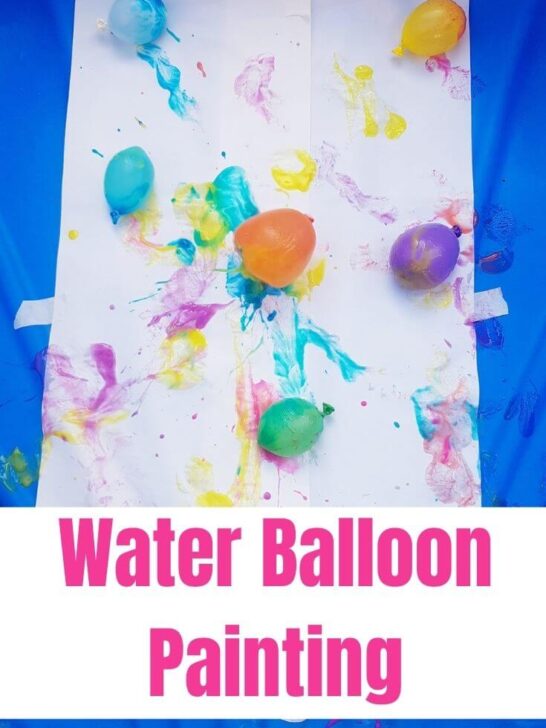 water balloon painting