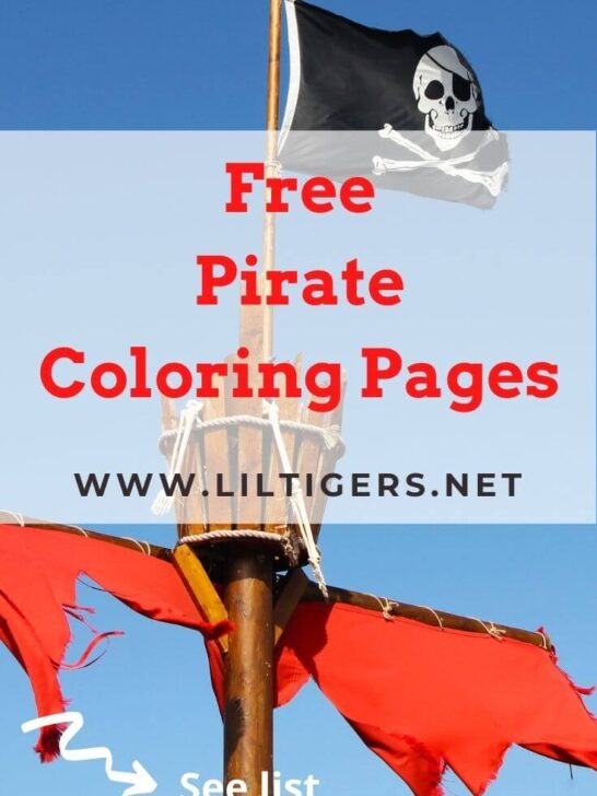 Free Printable Pirate Coloring Pages