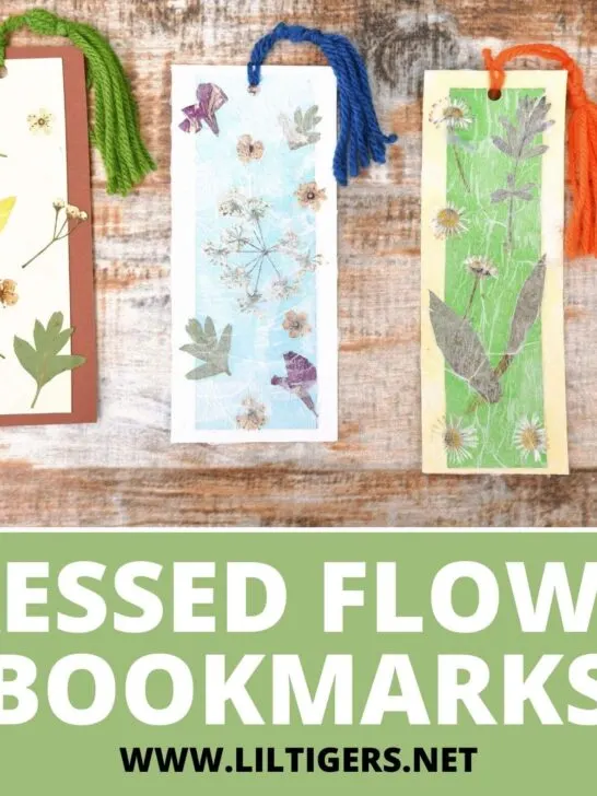 Pressed Flower Bookmarks