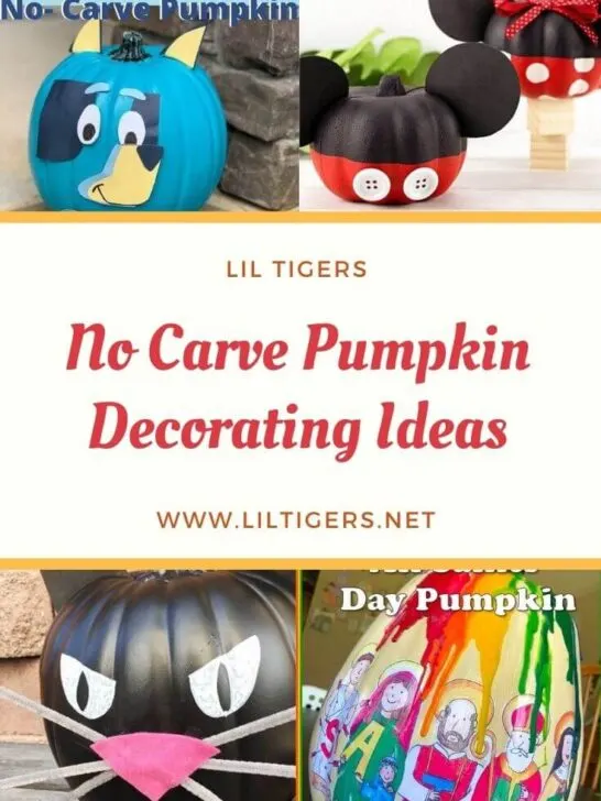 no carve pumpkin decorating ideas