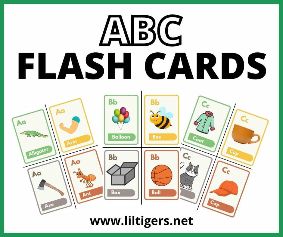 alphabet flash cards