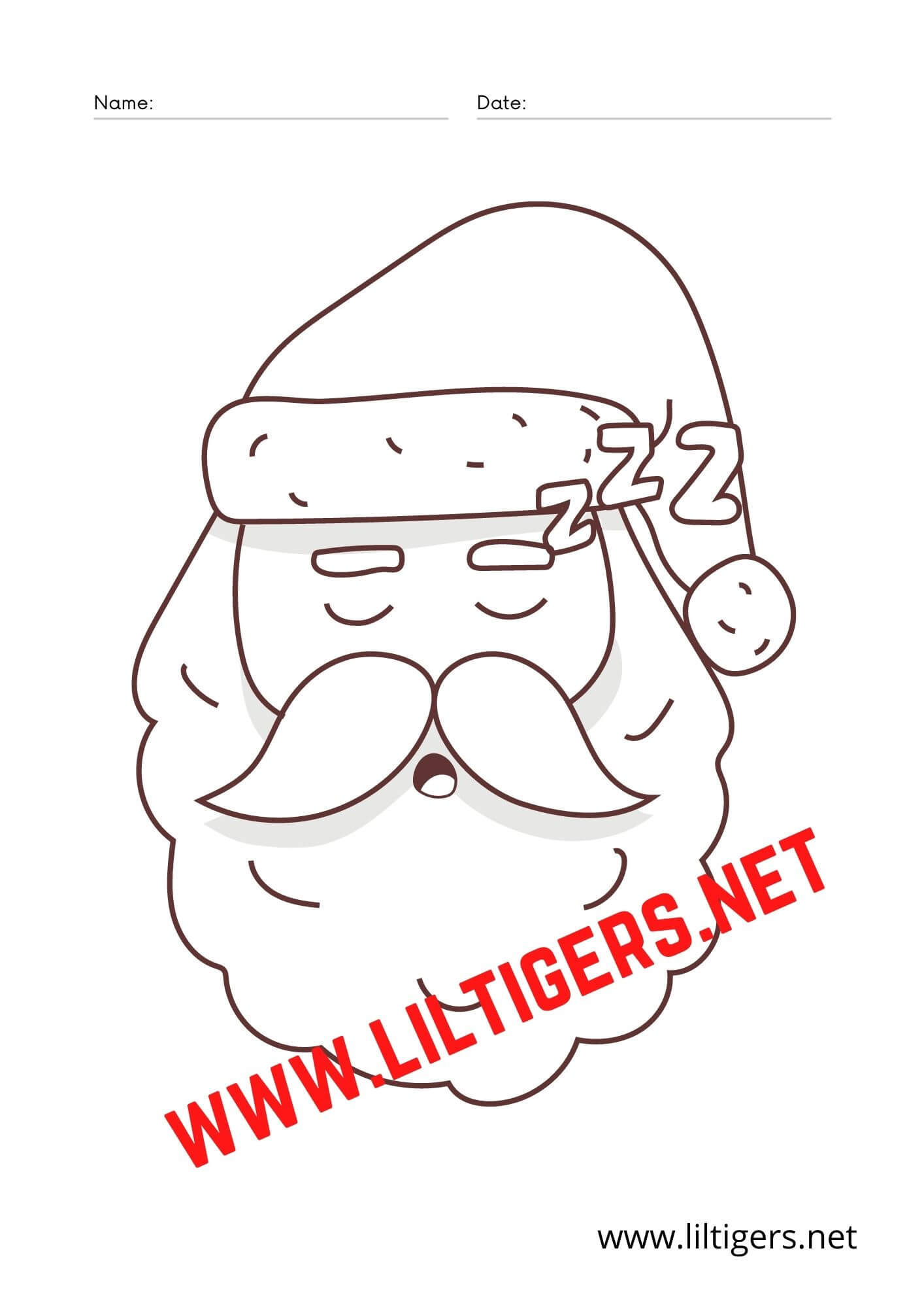 Santa Claus Coloring Page