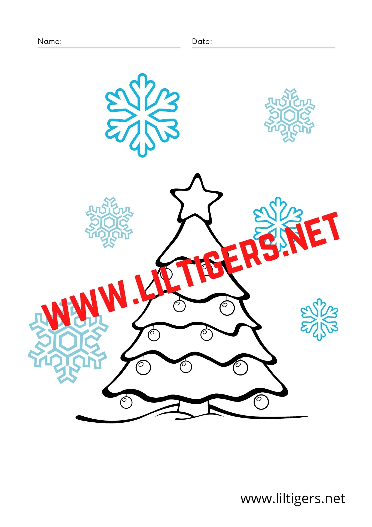 christmastree printable