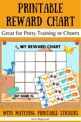 printable sticker charts for toddlers