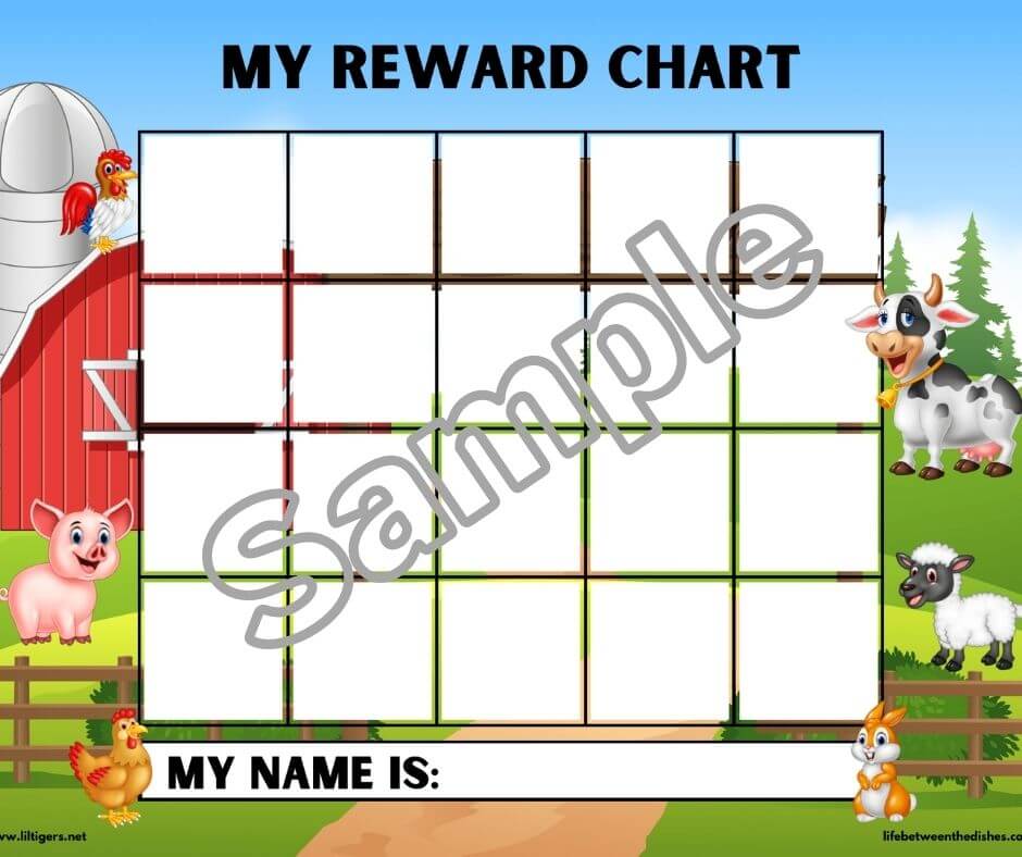 farm reward chart template