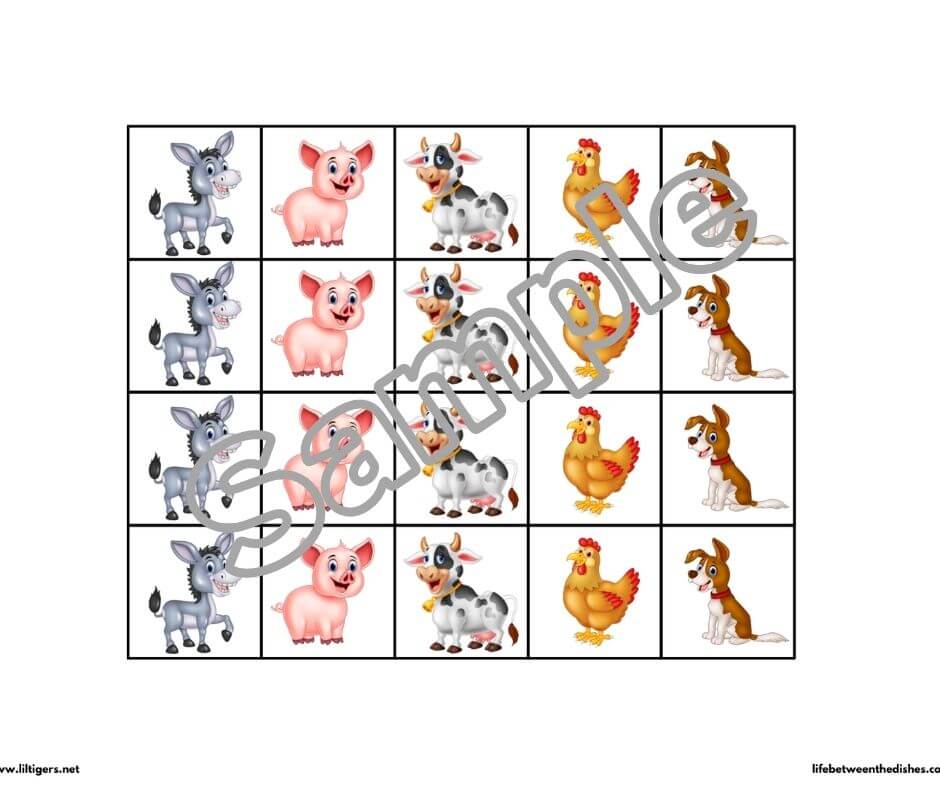 farm sticker chart template