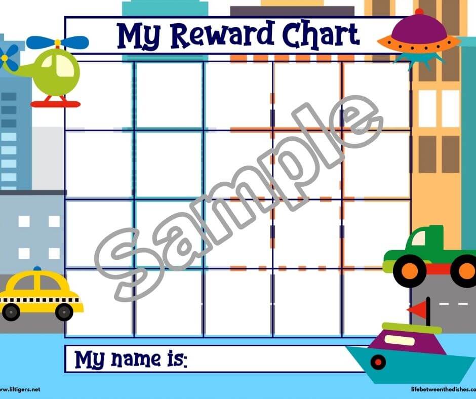 transportation reward chart free