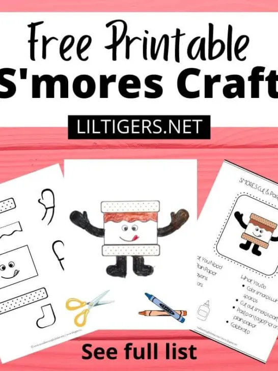 Free Smores Craft Template