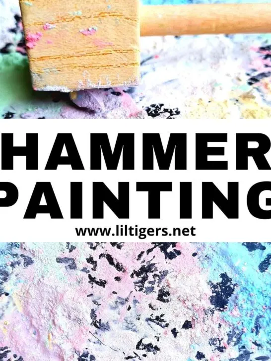 Hammer painting for kids