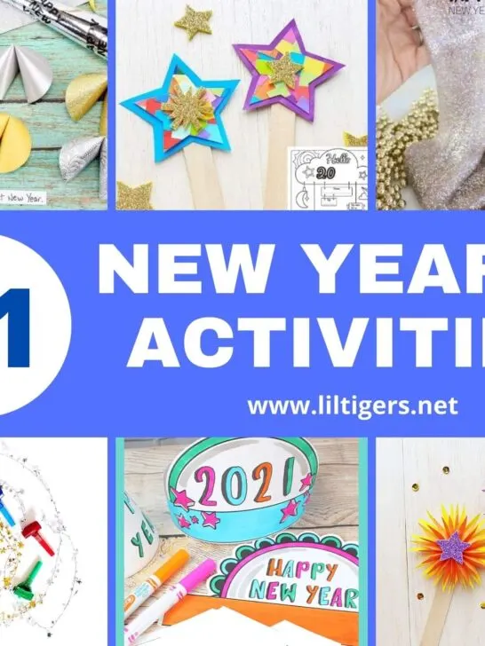 New years activities for kids