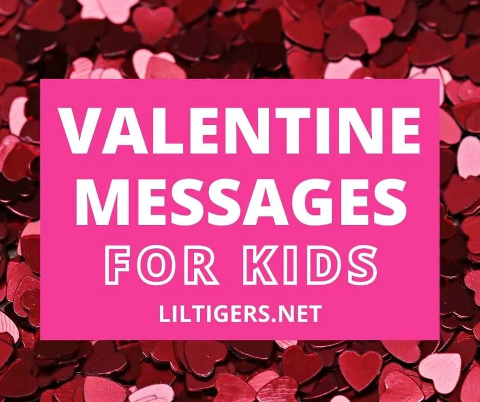 Valentine's messages for kids