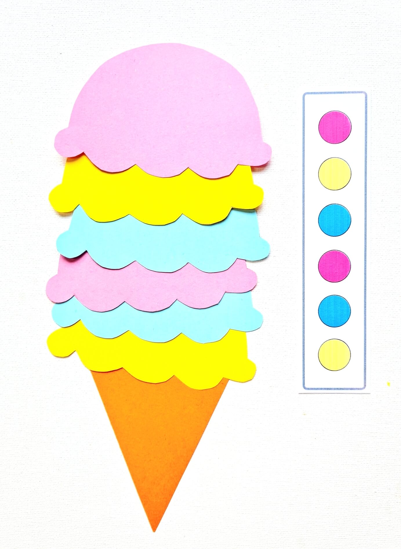 Printable Ice Cream Template