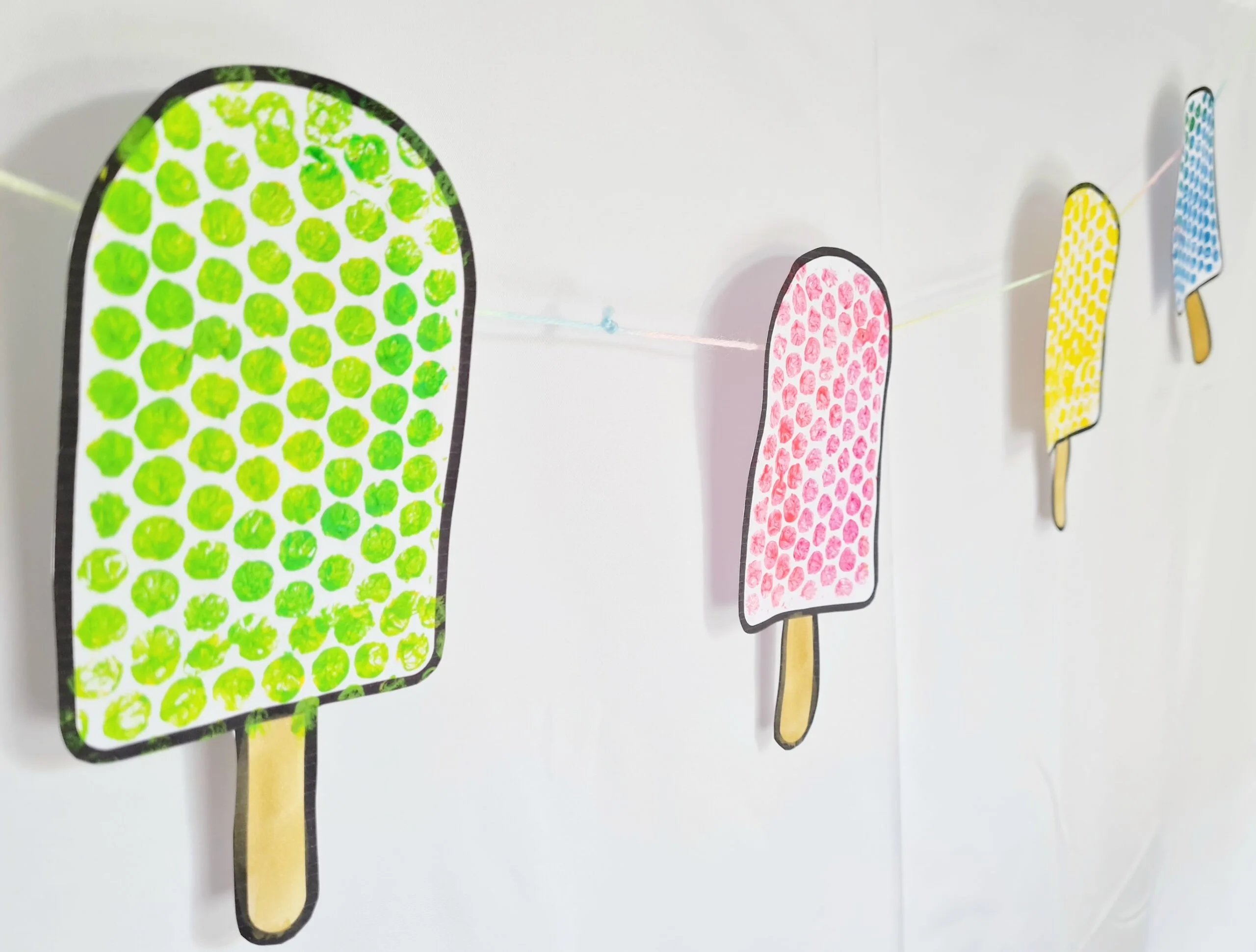 popsicle garland