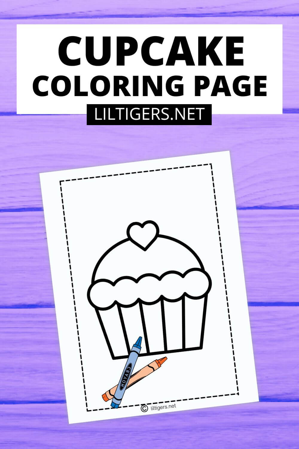 cup cake coloring pages