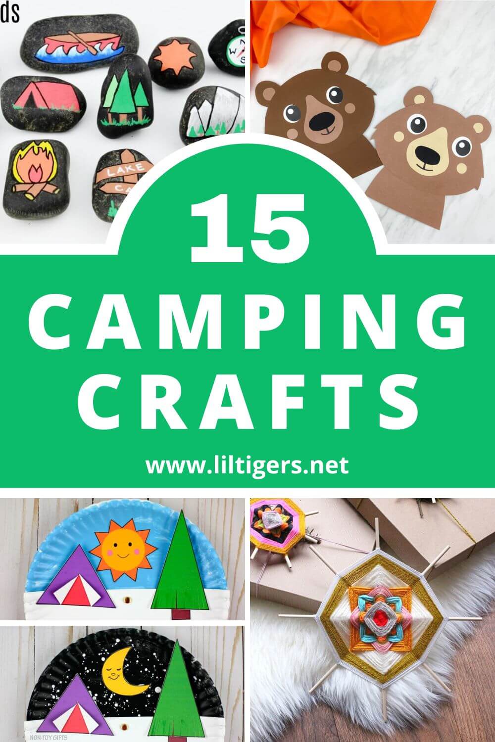 camping themed crafts for preschoolers