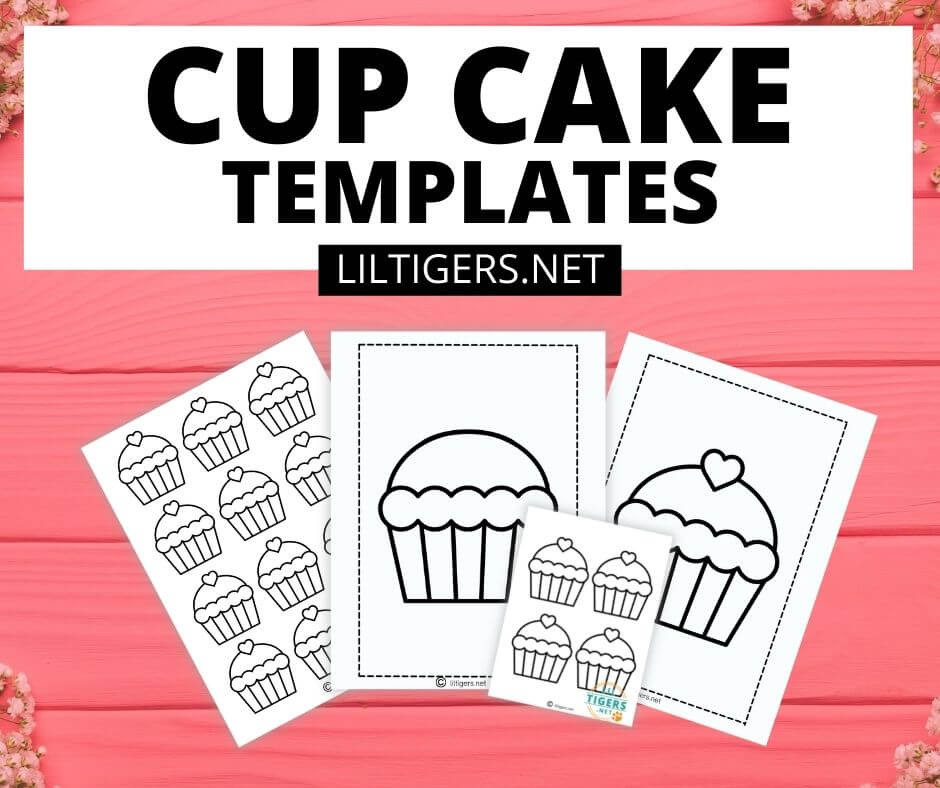 9 Best Cupcake Templates and Coloring Pages Lil Tigers