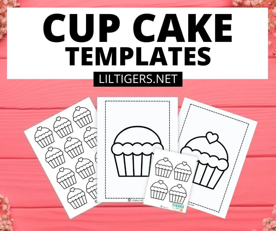 free cup cake templates