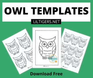Free Printable Owl Templates - Lil Tigers Lil Tigers