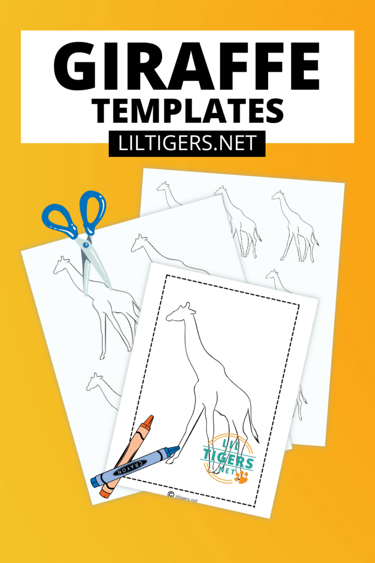 Free Printabe Giraffe Templates - Lil Tigers Lil Tigers