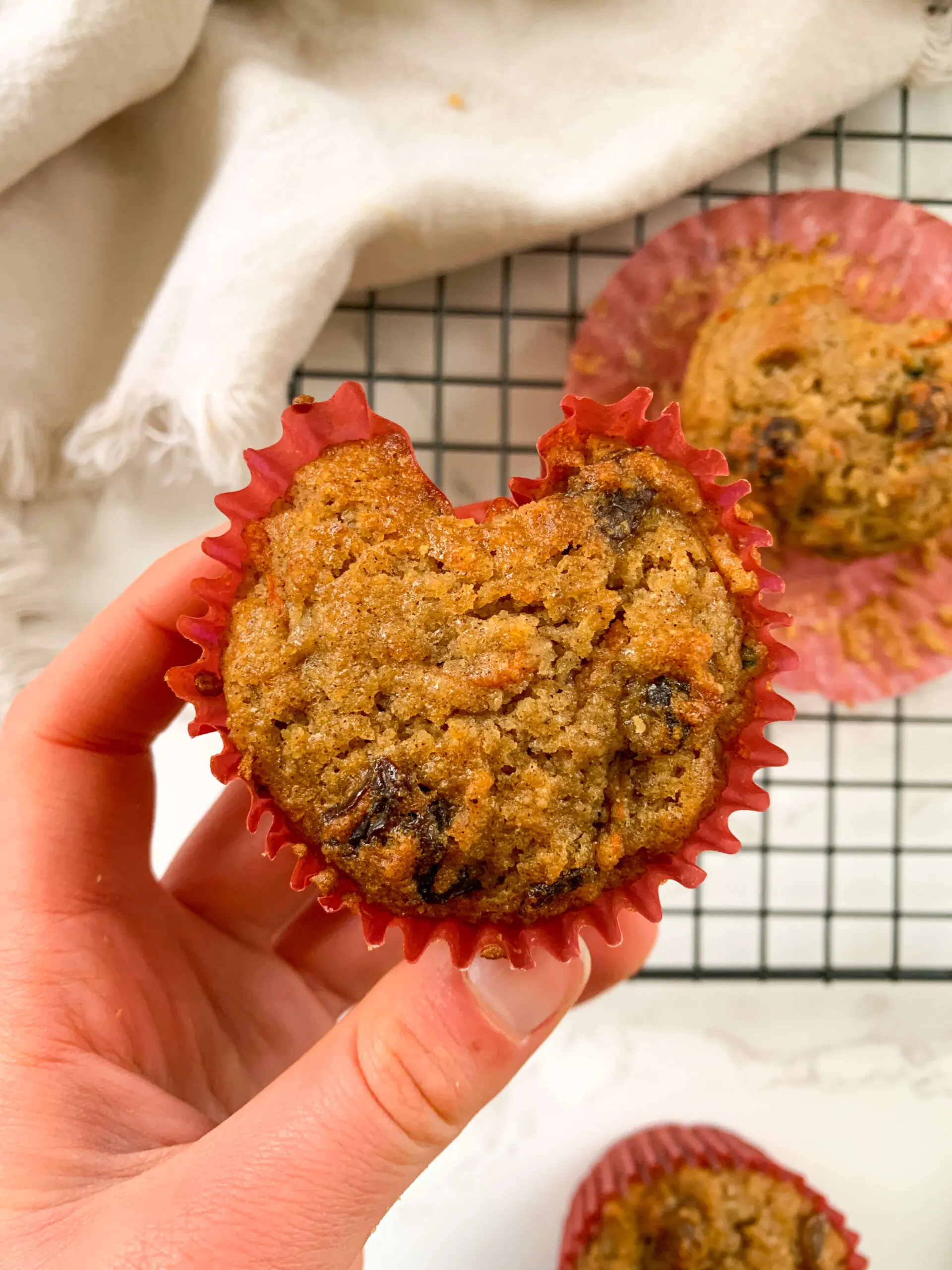 heart shaped muffins