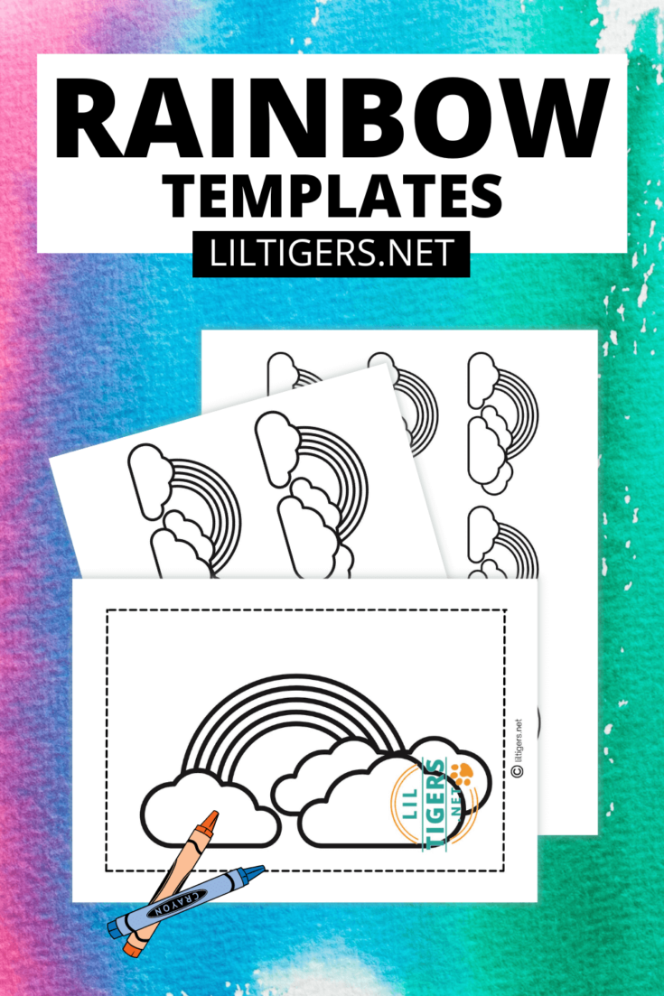 Free Printable Rainbow Templates - Lil Tigers