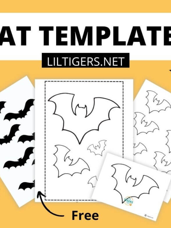 free printable bat templates