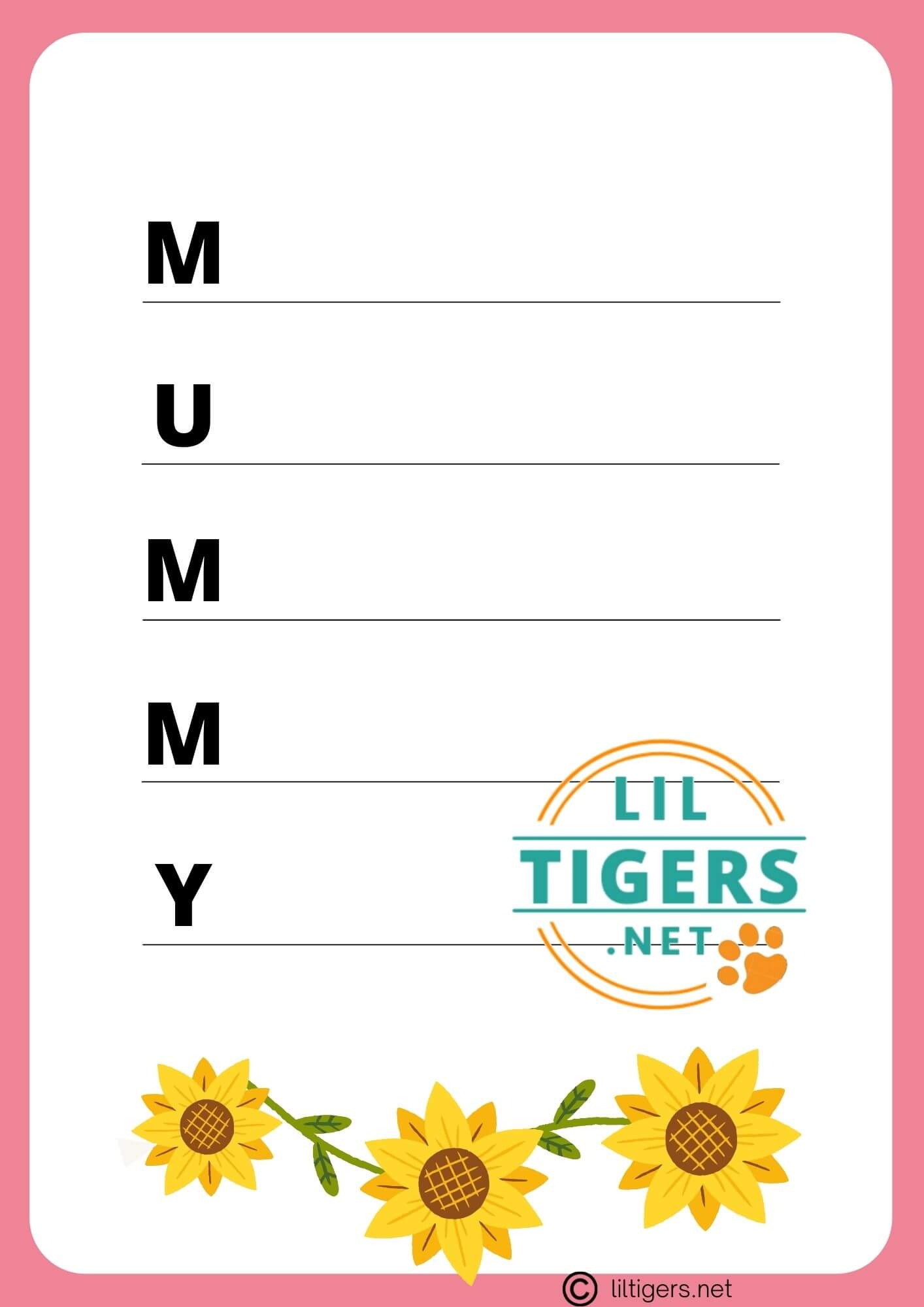 free mother's day printables